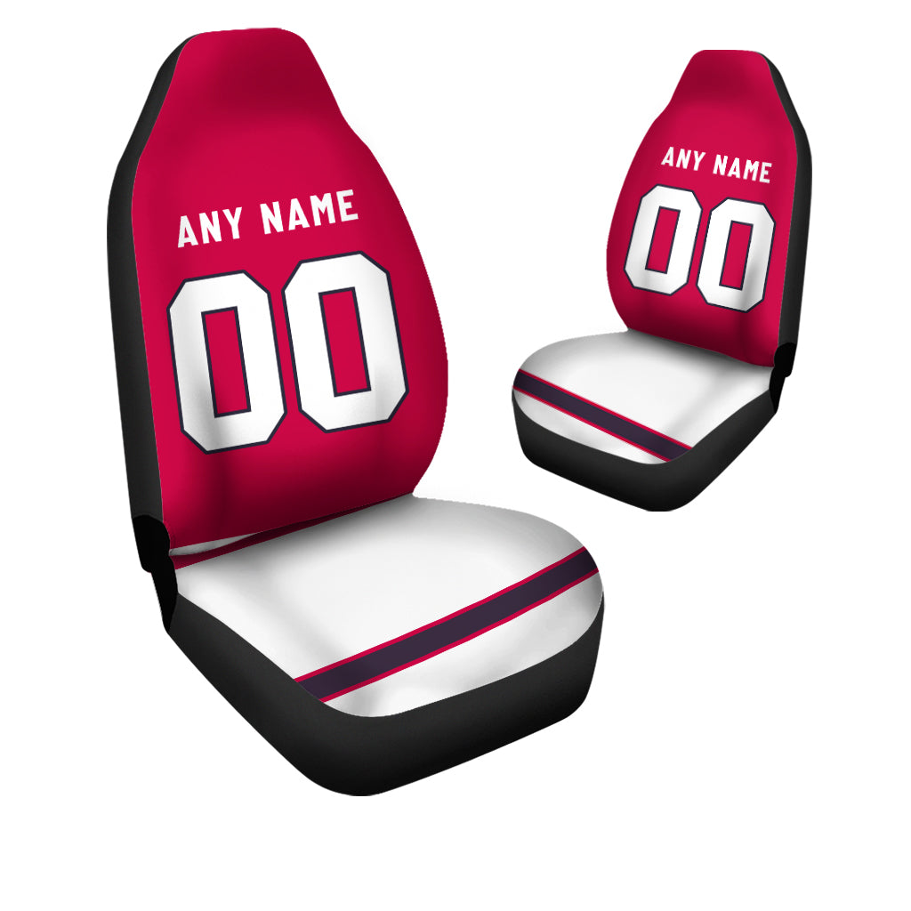Custom Car Seat Covers Houston Jersey Personalized Football Car Seat Covers for Men Women