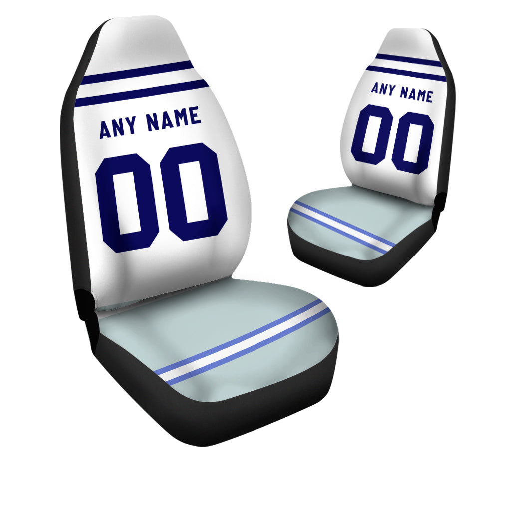 Custom Car Seat Covers Dallas Jersey Personalized Football Car Seat Covers for Men Women