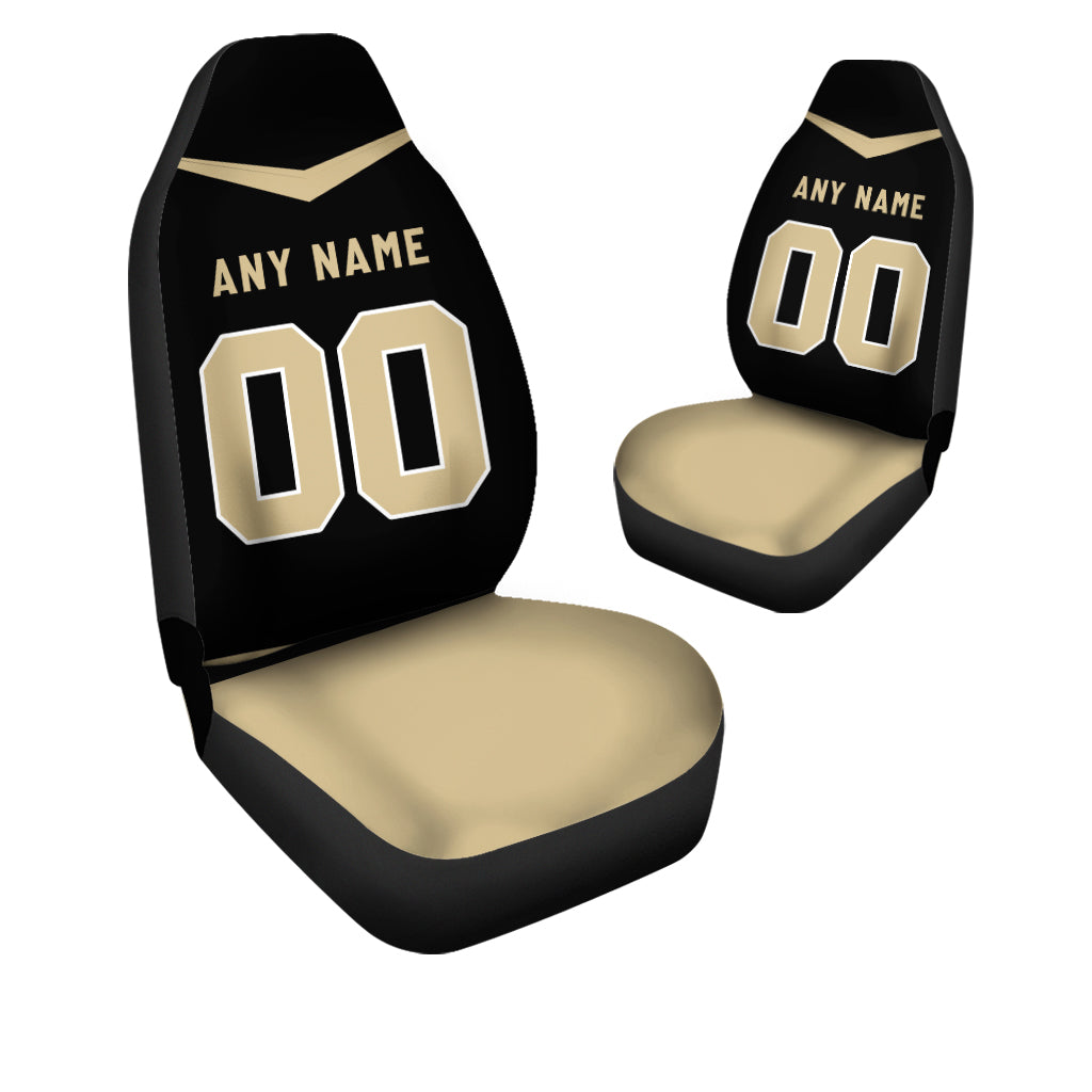 Custom Car Seat Covers New Orleans Jersey Personalized Football Car Seat Covers for Men Women