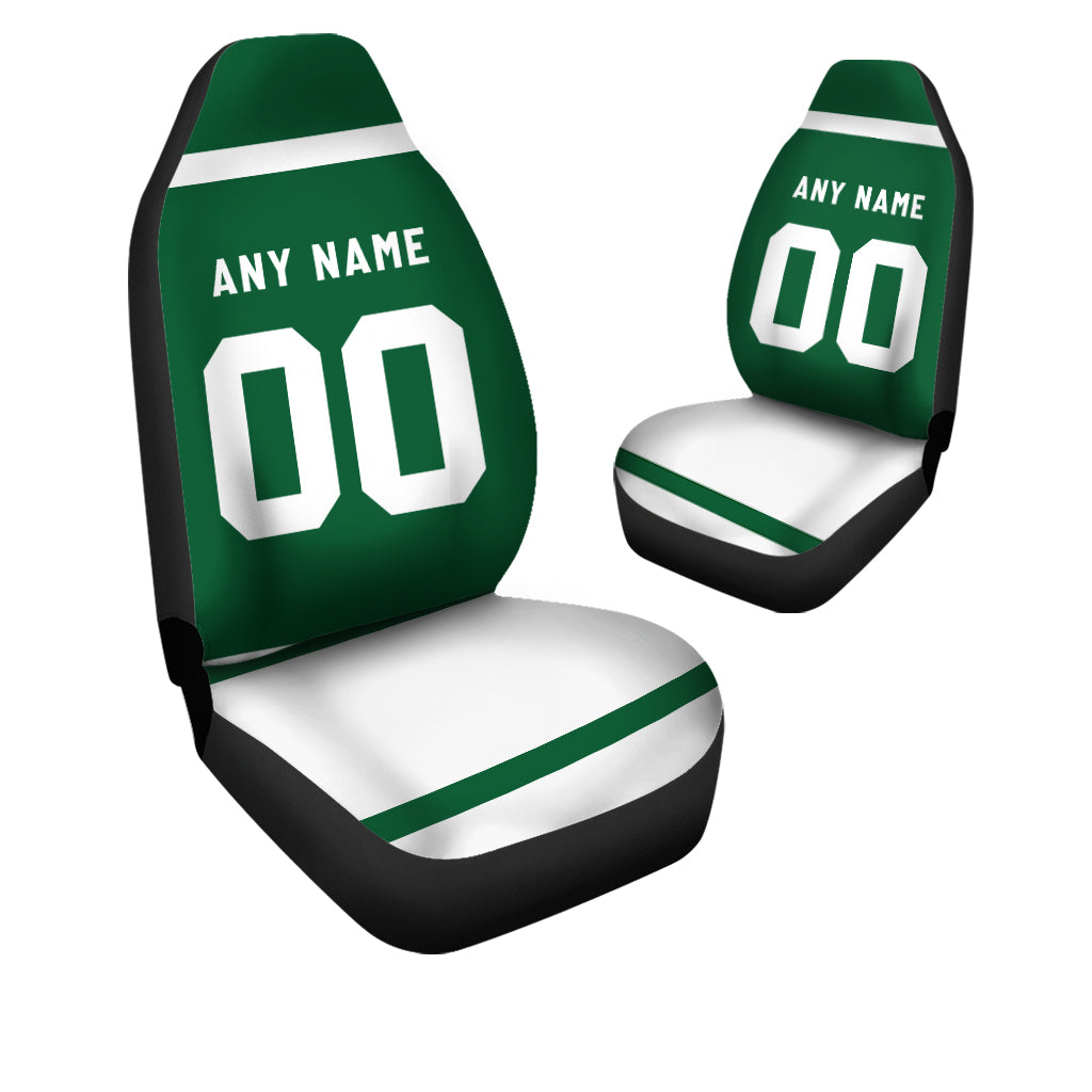 Custom Car Seat Covers New York Jersey Personalized Football Car Seat Covers for Men Women