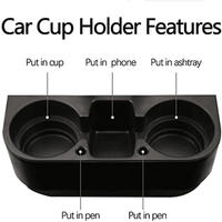 Thumbnail for Cup Holder Portable Multifunction Vehicle Seat Cup Cell Phone Drinks Holder Box Car Interior Organizer, Custom Logo For Your Cars, Car Accessories TS11995