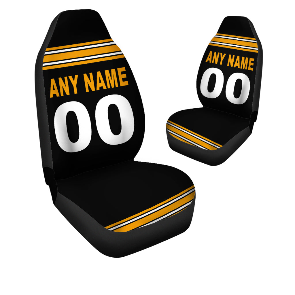 Custom Car Seat Covers Pittsburgh Steelers Jersey Personalized Baseball Car Seat Covers for Boys Girls Men Women