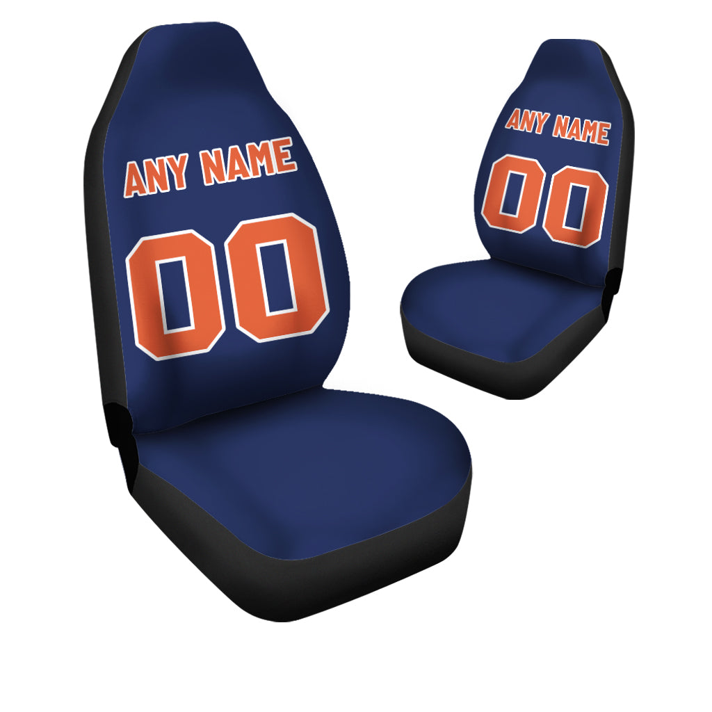 Custom Car Seat Covers New York Jersey Personalized Baseball Car Seat Covers for Boys Girls Men Women