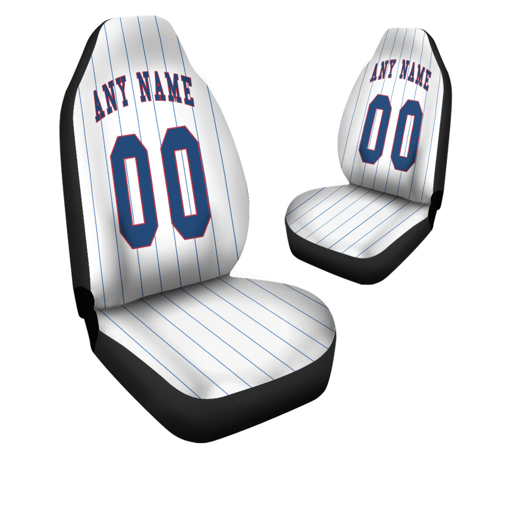 Custom Car Seat Covers Chicago Jersey Baseball Personalized Car Seat Covers Gifts for Her & Him