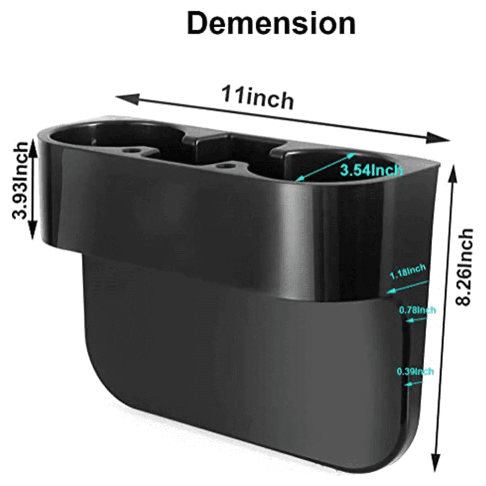 Cup Holder Portable Multifunction Vehicle Seat Cup Cell Phone Drinks Holder Box Car Interior Organizer, Custom Fir For Your Cars, Car Accessories UE11995