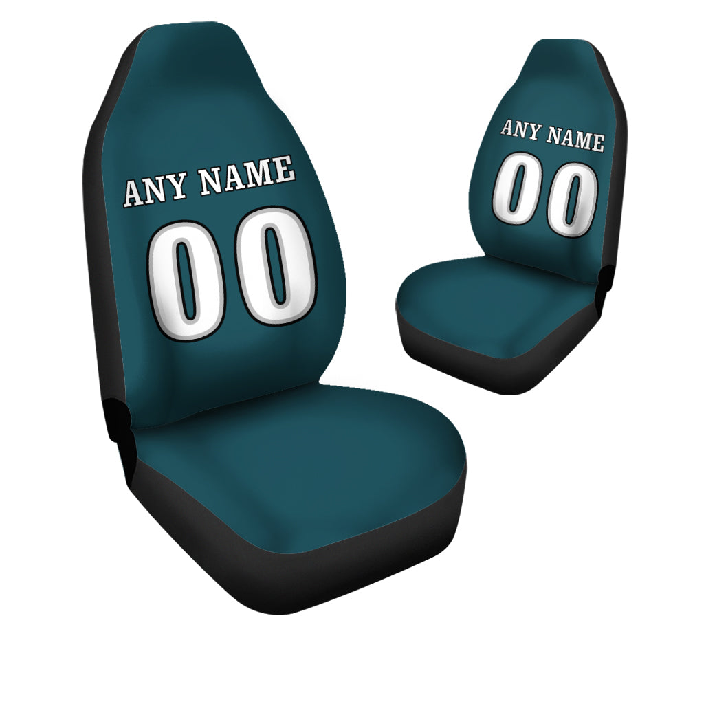 Custom Car Seat Covers Philadelphia Jersey Personalized Football Car Seat Covers for Men Women