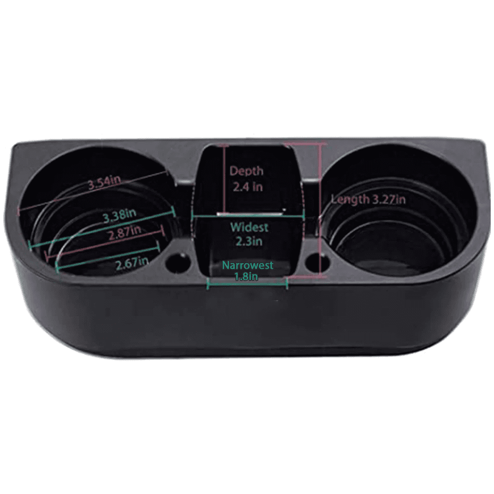 Cup Holder Portable Multifunction Vehicle Seat Cup Cell Phone Drinks Holder Box Car Interior Organizer, Custom Fit For All Cars, Car Accessories HA11995