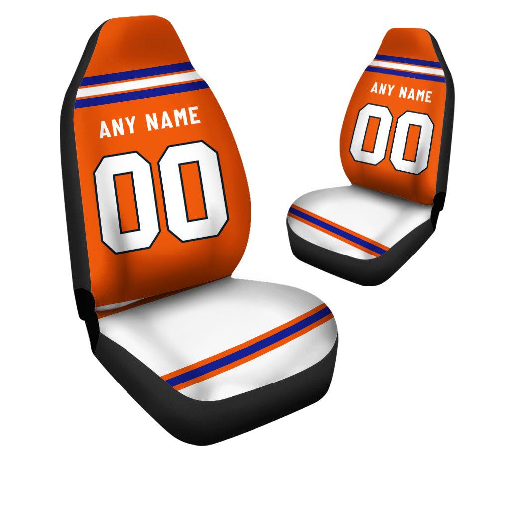 Custom Car Seat Covers Denver Jersey Personalized Football Car Seat Covers for Men Women