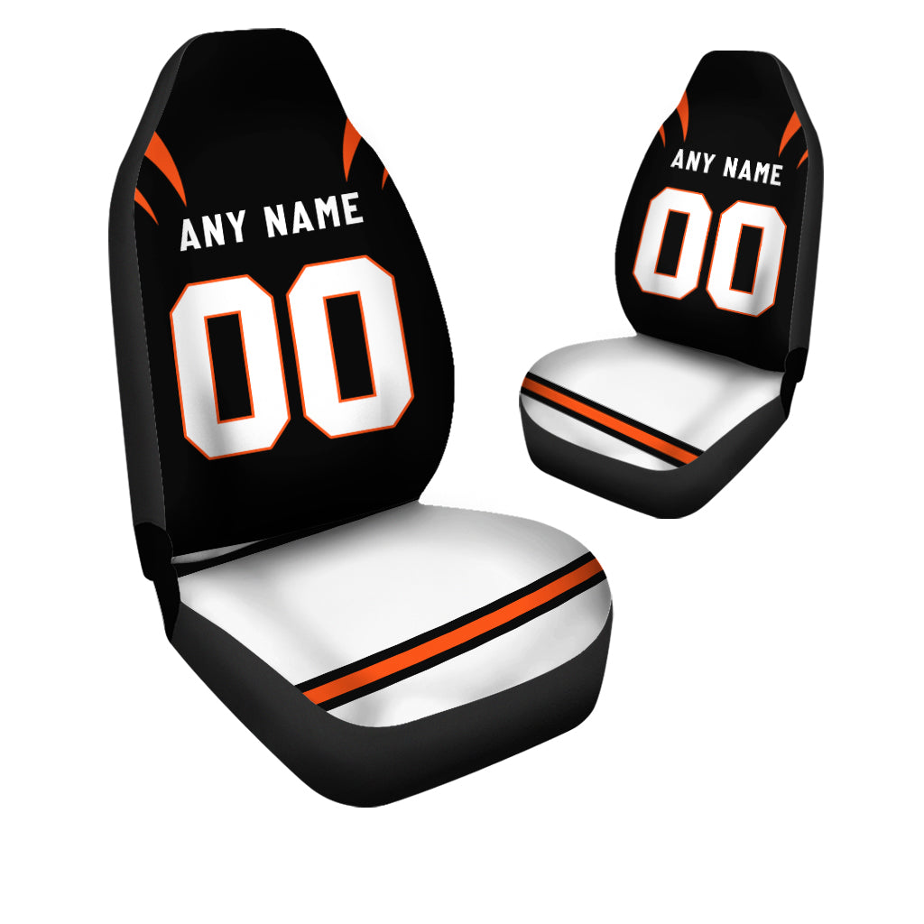 Custom Car Seat Covers Cincinnati Jersey Personalized Football Car Seat Covers for Men Women