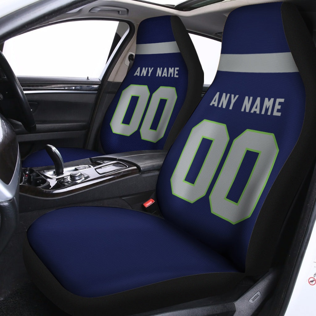 Custom Car Seat Covers Seattle Jersey Personalized Football Car Seat Covers for Men Women