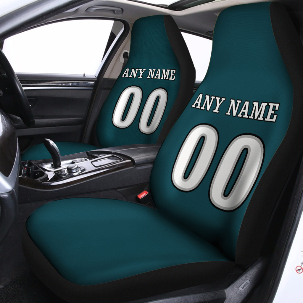 Custom Car Seat Covers Philadelphia Jersey Personalized Football Car Seat Covers for Men Women