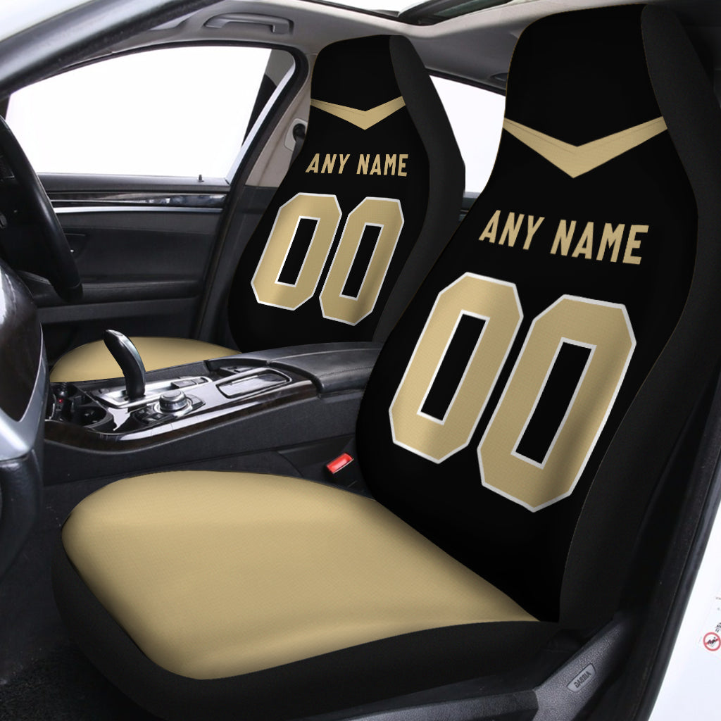 Custom Car Seat Covers New Orleans Jersey Personalized Football Car Seat Covers for Men Women