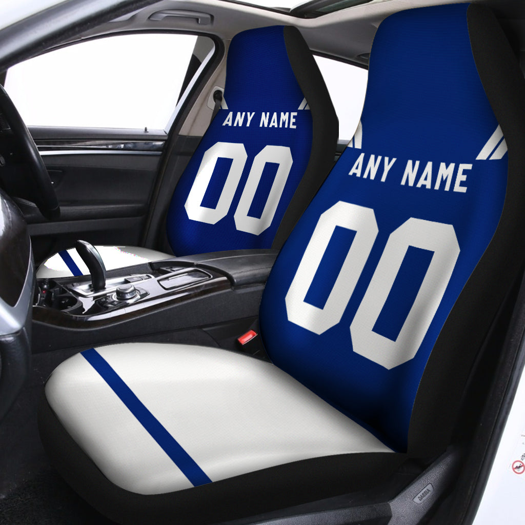 Custom Car Seat Covers Indianapolis Jersey Personalized Football Car Seat Covers for Men Women