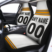 Custom Car Seat Covers Pittsburgh Steelers Jersey Personalized Baseball Car Seat Covers for Boys Girls Men Women