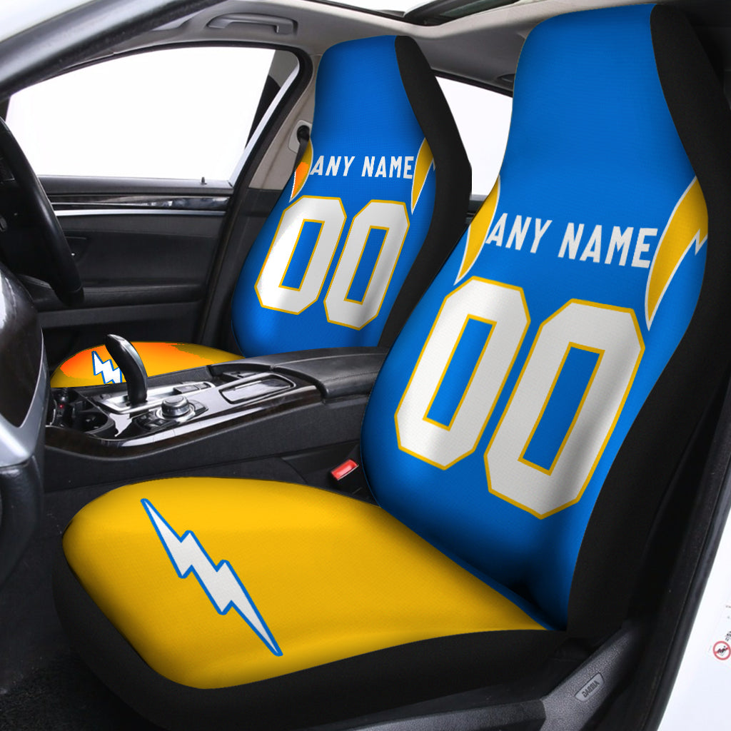 Custom Car Seat Covers Los Angeles Jersey Personalized Football Car Seat Covers for Men Women