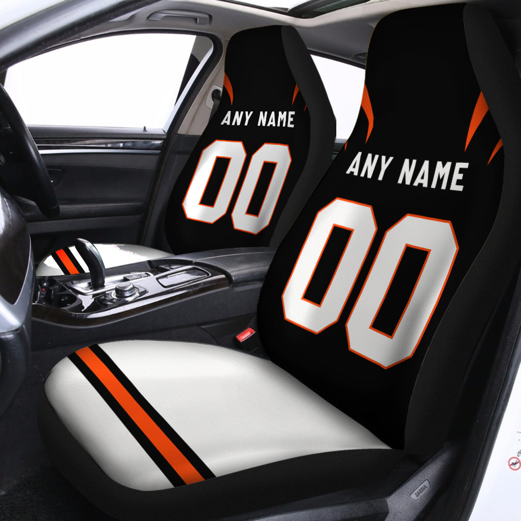 Custom Car Seat Covers Cincinnati Jersey Personalized Football Car Seat Covers for Men Women