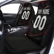 Custom Car Seat Covers Miami Jersey Personalized Basketball Car Seat Covers for Boys Girls Men Women