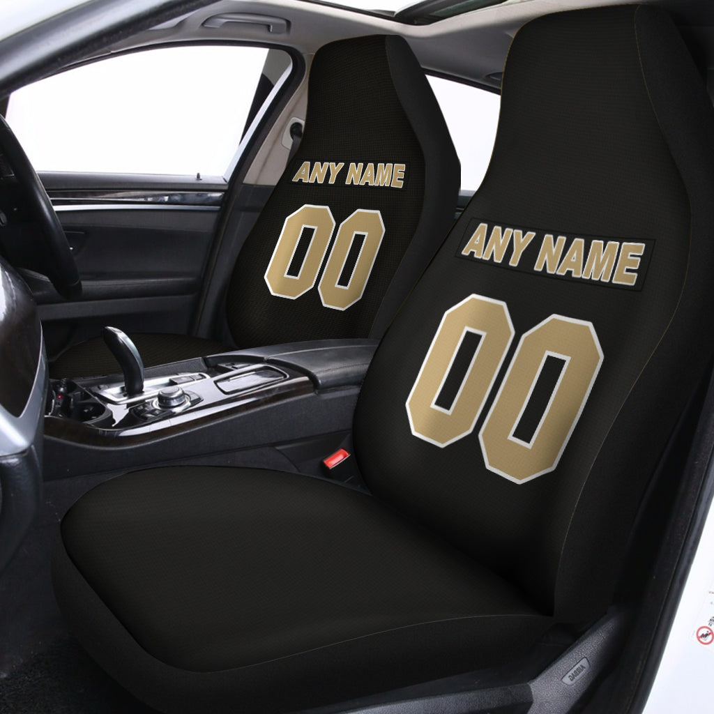 Custom Car Seat Covers New Orleans Jersey Personalized Football Car Seat Covers for Men Women