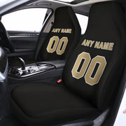 Custom Car Seat Covers New Orleans Jersey Personalized Football Car Seat Covers for Men Women