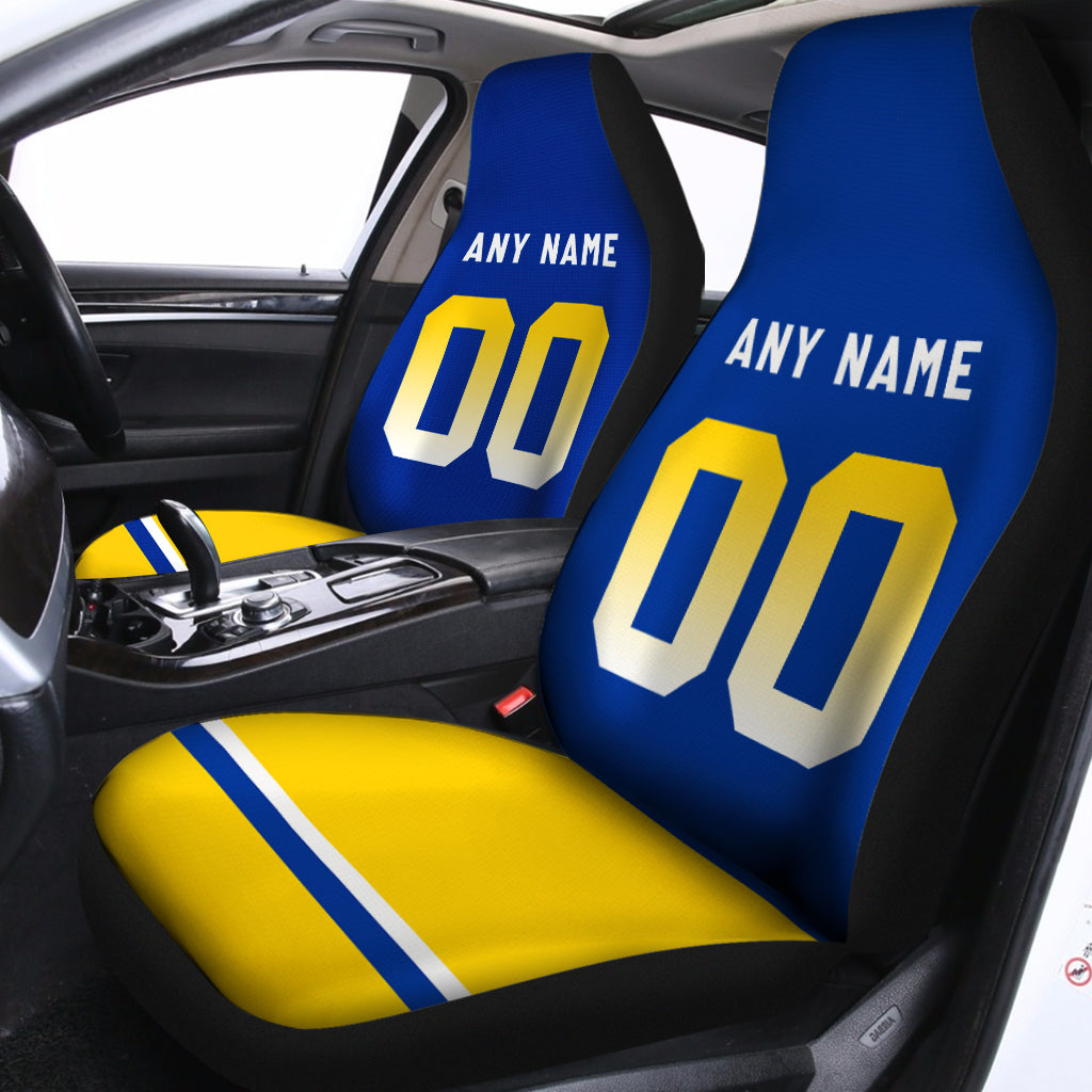 Custom Car Seat Covers Los Angeles Jersey Personalized Football Car Seat Covers for Men Women
