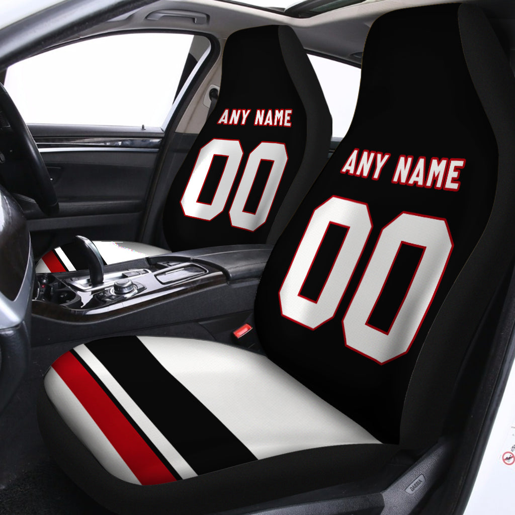 Custom Car Seat Covers Atlanta Jersey Personalized Football Car Seat Covers for Men Women