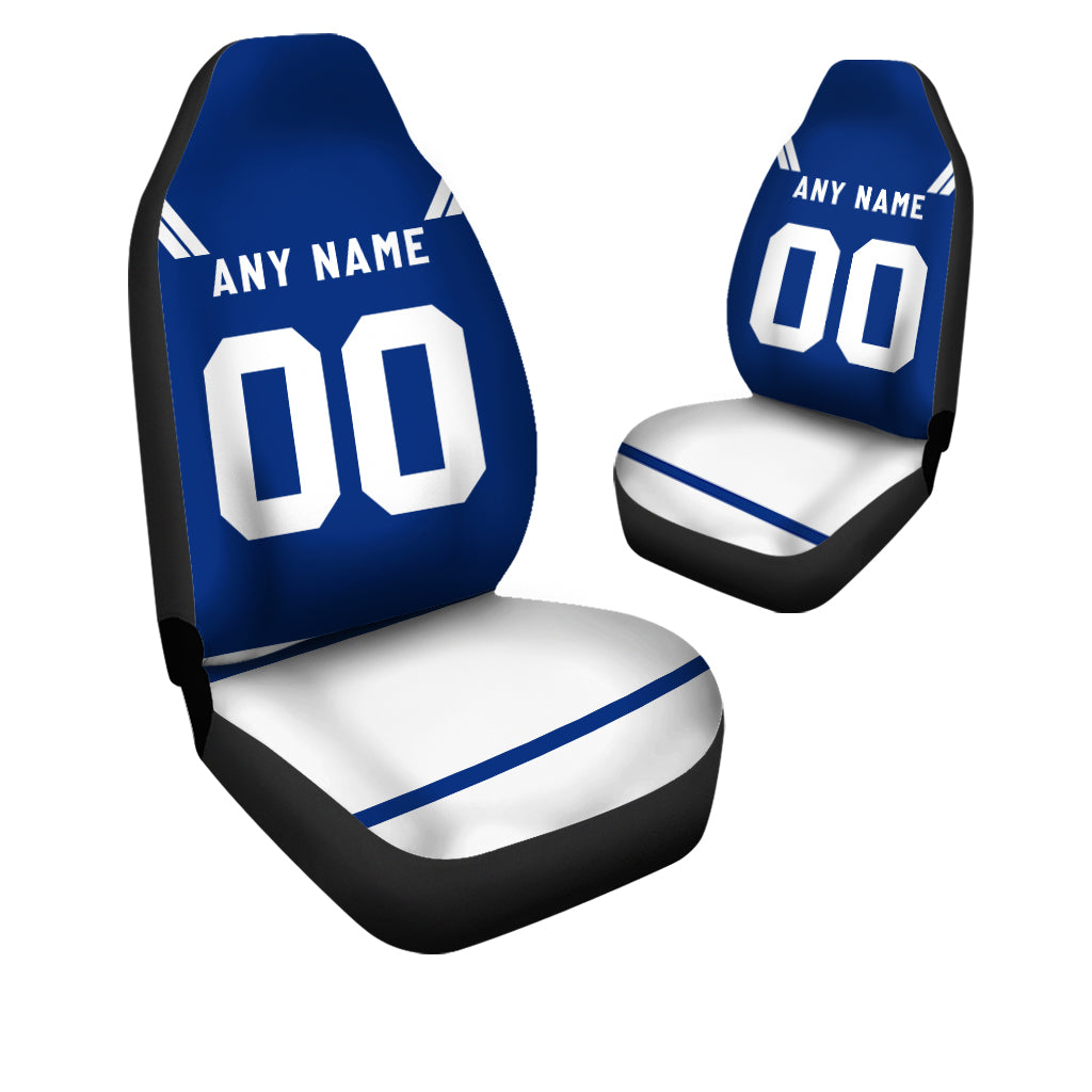 Custom Car Seat Covers Indianapolis Jersey Personalized Football Car Seat Covers for Men Women