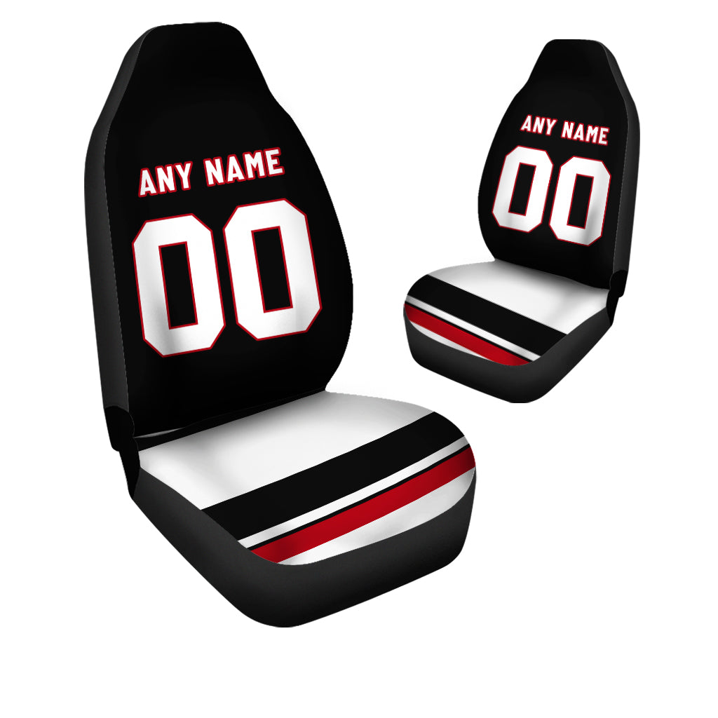 Custom Car Seat Covers Atlanta Jersey Personalized Football Car Seat Covers for Men Women