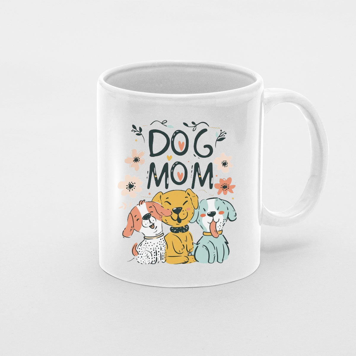 Dog Mom, Mom Birthday Gift For Mom Gift, Mothers Day Gift From Daughter Son Kids, Mom Mug, Mom Coffee Mug, Mommy Funny Christmas Stick Personalized