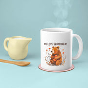 Grandma Mug, Grandma Gift For Grandma Birthday Gift Personalized Grandma Coffee Cup, Mothers Day Gift From Granddaughter Grandson, Bear Nana