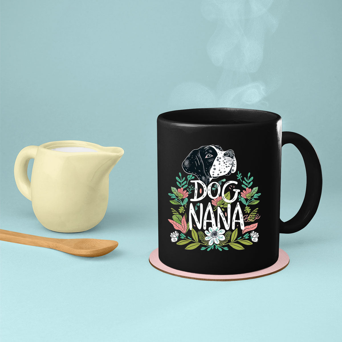 Grandma Mug, Grandma Gift For Grandma Birthday Gift Personalized Grandma Coffee Cup, Mothers Day Gift From Granddaughter Grandson, Dog Nana 2