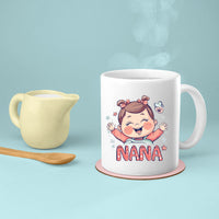 Thumbnail for Grandma Mug, Grandma Gift For Grandma Birthday Gift Personalized Grandma Coffee Cup, Mothers Day Gift From Granddaughter Grandson, Baby Love Nana