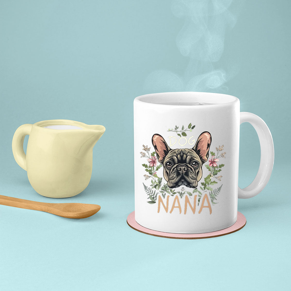 Grandma Mug, Grandma Gift For Grandma Birthday Gift Personalized Grandma Coffee Cup, Mothers Day Gift From Granddaughter Grandson, Dog Nana