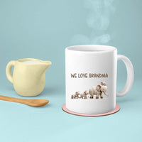 Thumbnail for Grandma Mug, Grandma Gift For Grandma Birthday Gift Personalized Grandma Coffee Cup, Mothers Day Gift From Granddaughter Grandson, Mom Elephant
