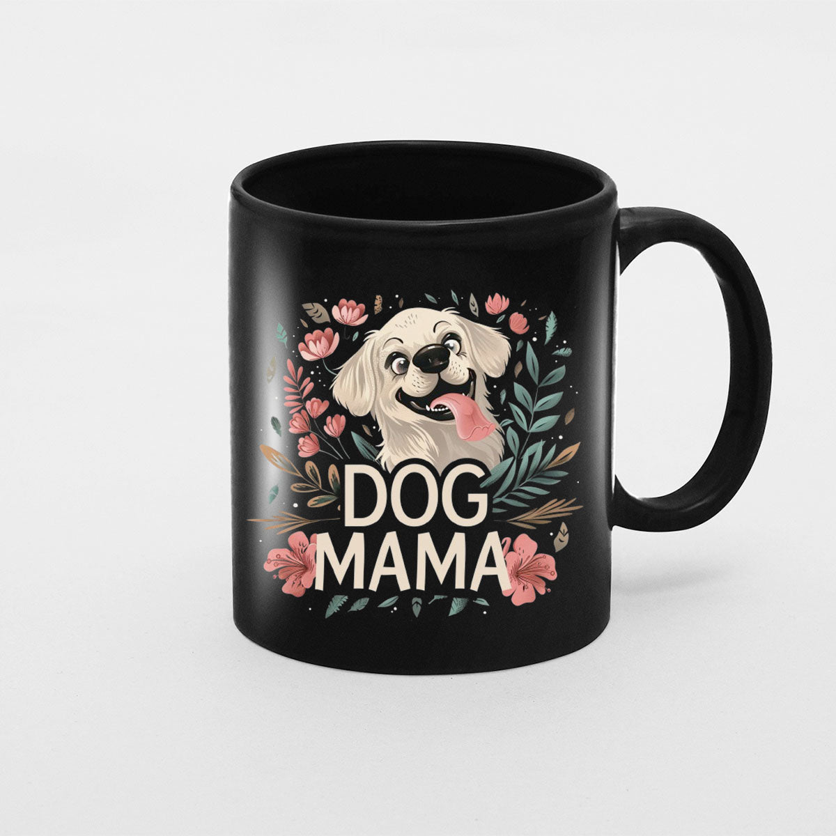 Dog Mama, Mom Birthday Gift For Mom Gift, Mothers Day Gift From Daughter Son Kids, Mom Mug, Mom Coffee Mug, Mommy Funny Christmas Stick Personalized