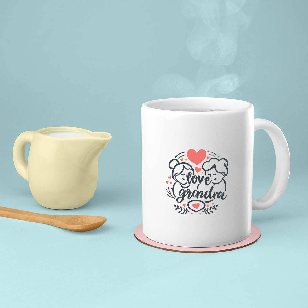 Grandma Mug, Grandma Gift For Grandma Birthday Gift Personalized Grandma Coffee Cup, Mothers Day Gift From Granddaughter Grandson, Grandma 7