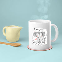 Thumbnail for Elephant Mom, Mom Birthday Gift For Mom Gift, Mothers Day Gift From Daughter Son Kids, Mom Mug, Mom Coffee Mug, Mommy Funny Christmas Stick Personalized