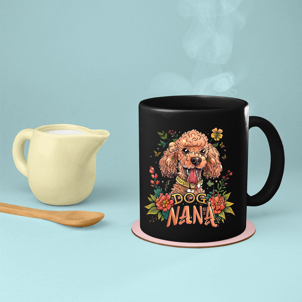 Grandma Mug, Grandma Gift For Grandma Birthday Gift Personalized Grandma Coffee Cup, Mothers Day Gift From Granddaughter Grandson, Dog Nana 2