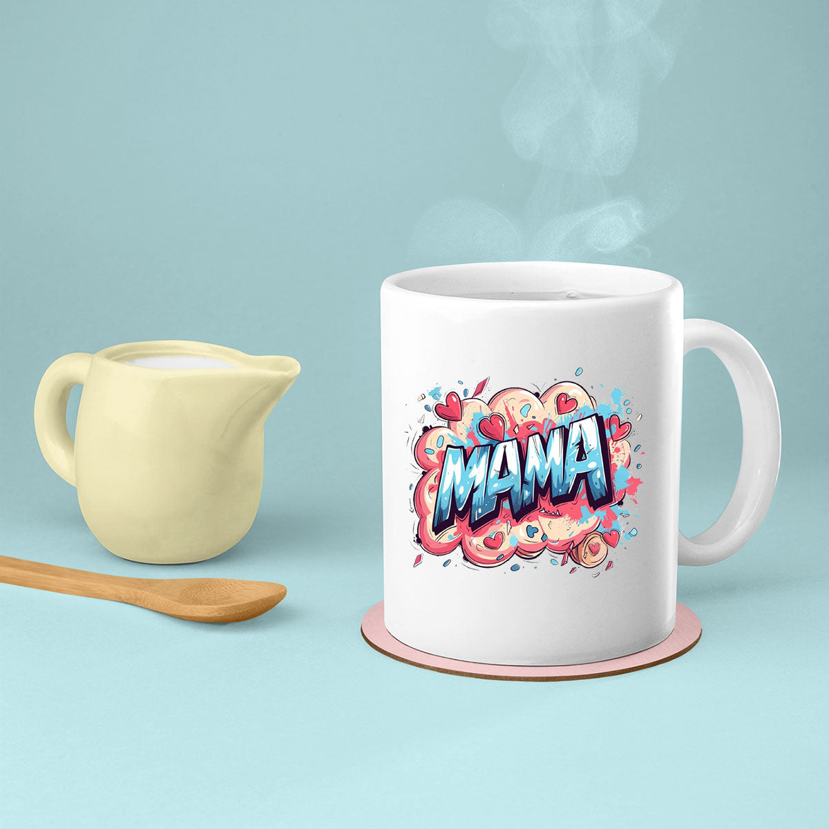 Mom Birthday Gift For Mom Gift, Mothers Day Gift From Daughter Son Kids, Mom Mug, Mom Coffee Mug, Mommy Funny Christmas Stick Personalized, Text Mama Color