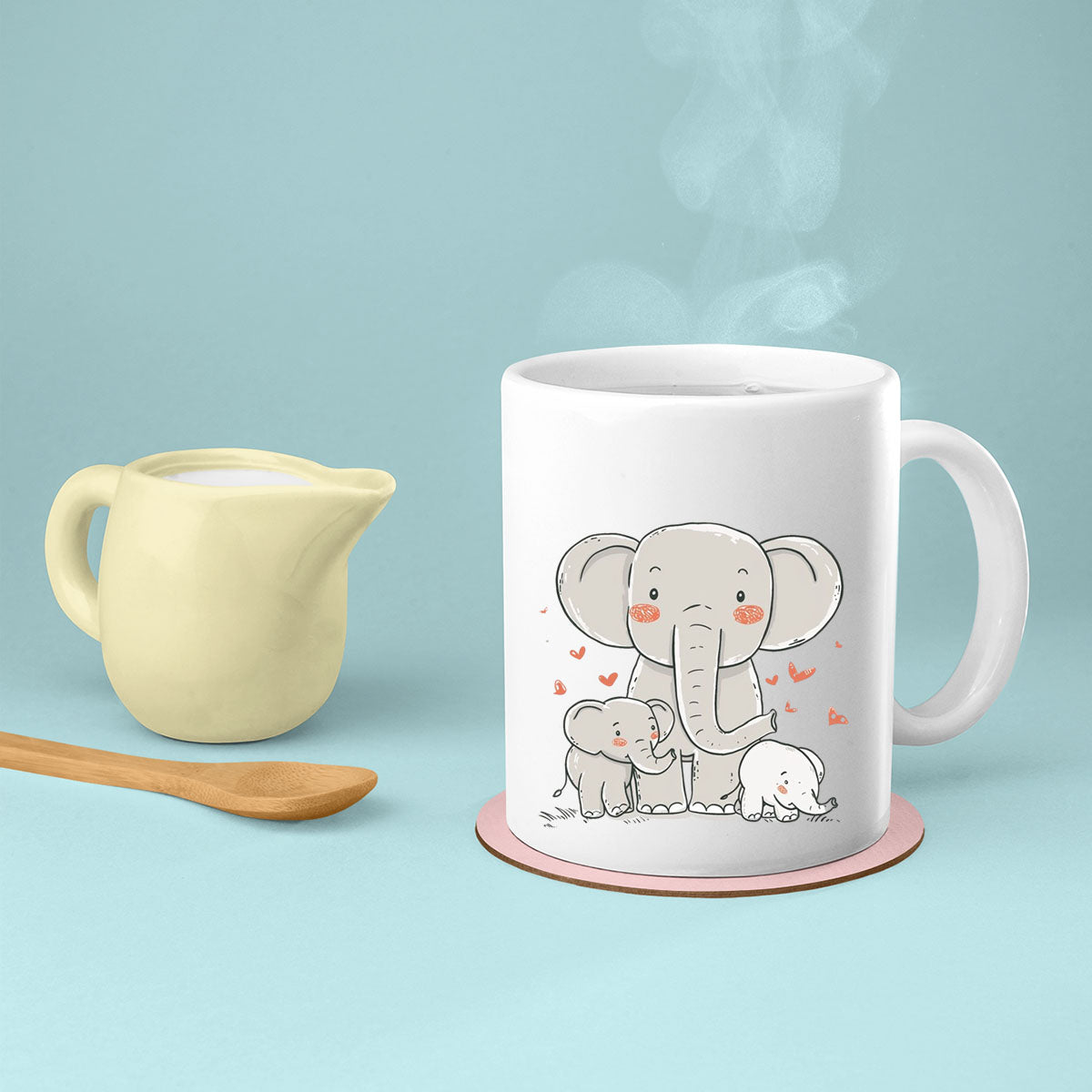 Elephant Mom, Mom Birthday Gift For Mom Gift, Mothers Day Gift From Daughter Son Kids, Mom Mug, Mom Coffee Mug, Mommy Funny Christmas Stick Personalized