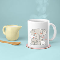 Thumbnail for Elephant Mom, Mom Birthday Gift For Mom Gift, Mothers Day Gift From Daughter Son Kids, Mom Mug, Mom Coffee Mug, Mommy Funny Christmas Stick Personalized