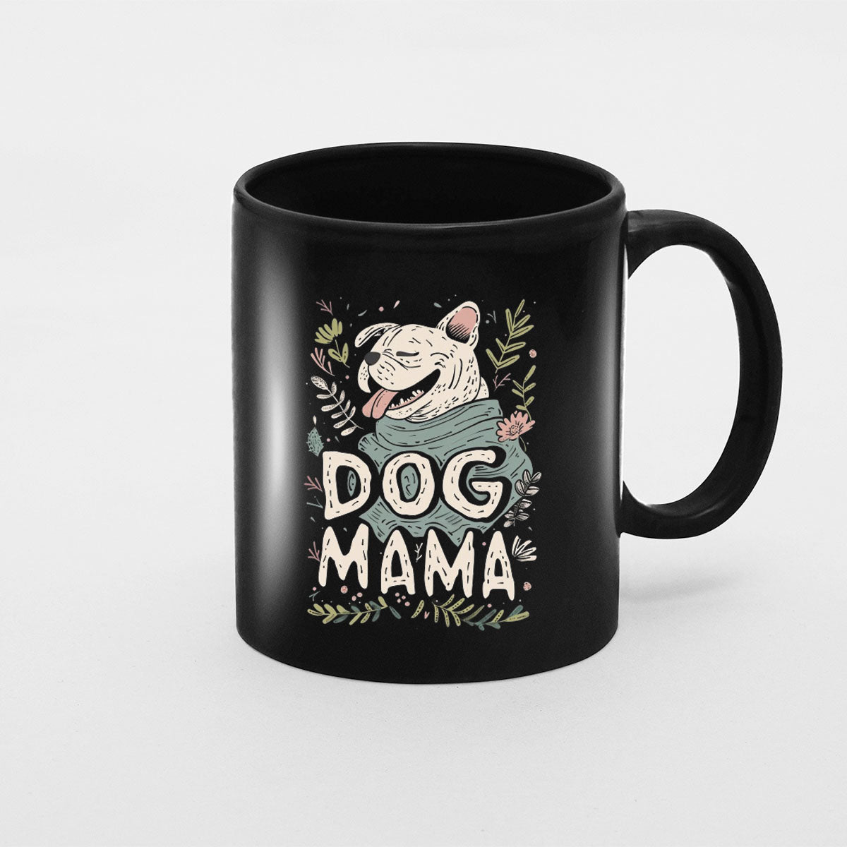 Dog Mama, Mom Birthday Gift For Mom Gift, Mothers Day Gift From Daughter Son Kids, Mom Mug, Mom Coffee Mug, Mommy Funny Christmas Stick Personalized