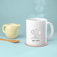 Thumbnail for Elephant Mom, Mom Birthday Gift For Mom Gift, Mothers Day Gift From Daughter Son Kids, Mom Mug, Mom Coffee Mug, Mommy Funny Christmas Stick Personalized