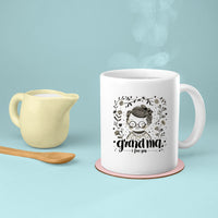 Thumbnail for Grandma Mug, Grandma Gift For Grandma Birthday Gift Personalized Grandma Coffee Cup, Mothers Day Gift From Granddaughter Grandson, Cartoon Love Grandma