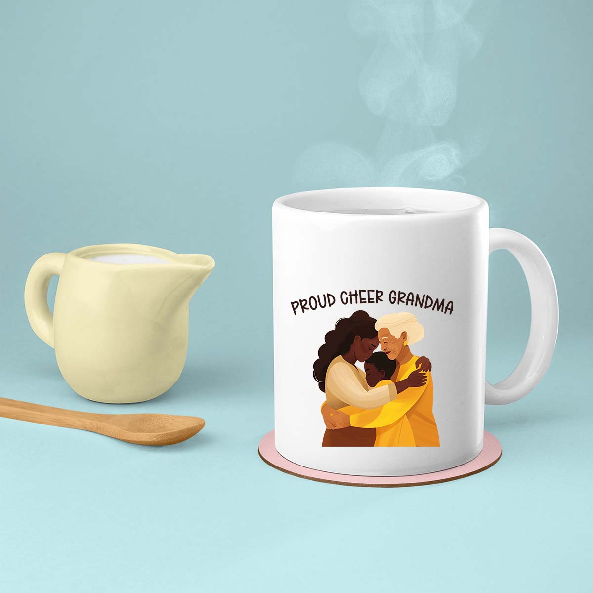 Grandma Mug, Grandma Gift For Grandma Birthday Gift Personalized Grandma Coffee Cup, Mothers Day Gift From Granddaughter Grandson, Grandma 5