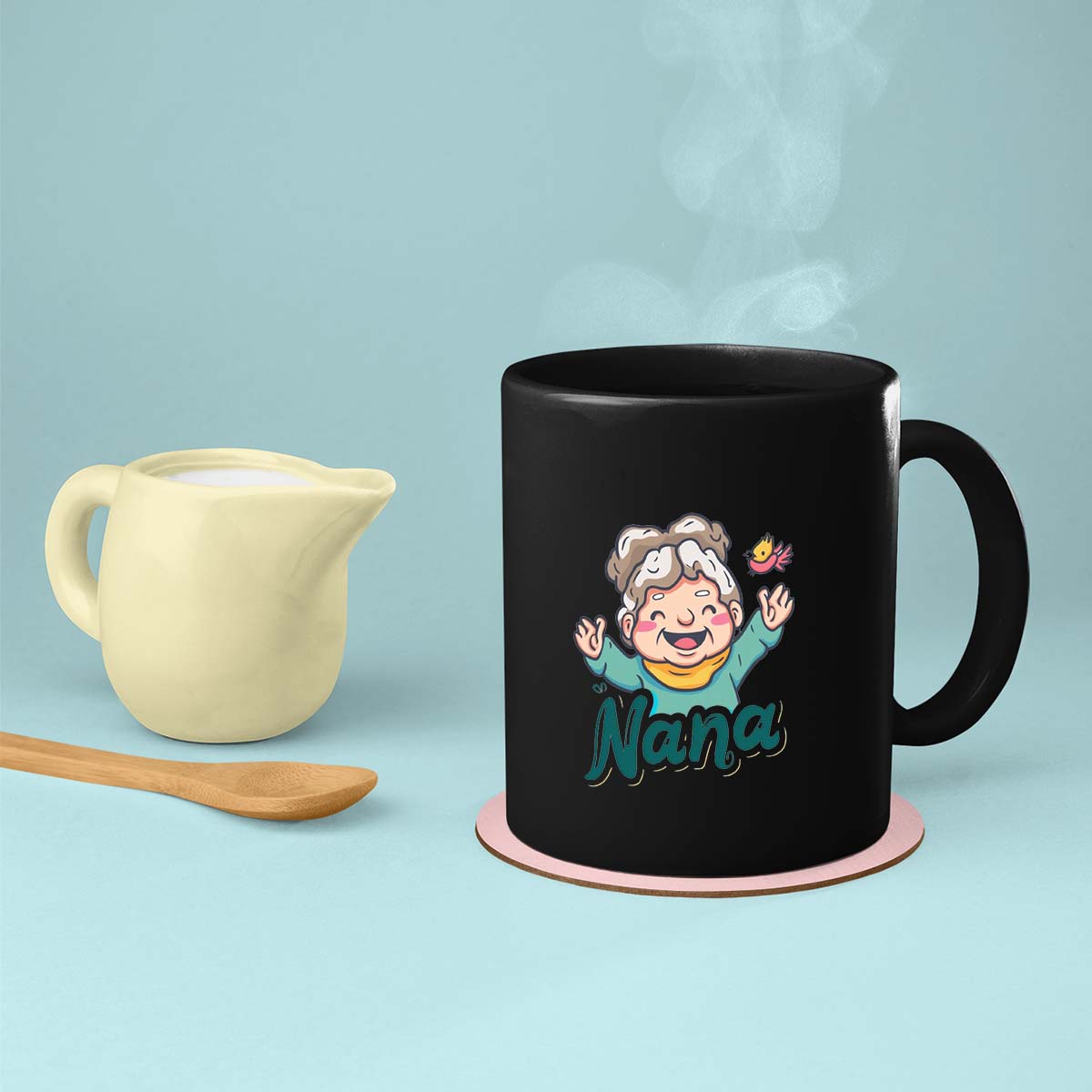 Grandma Mug, Grandma Gift For Grandma Birthday Gift Personalized Grandma Coffee Cup, Mothers Day Gift From Granddaughter Grandson, Nana Cartoon