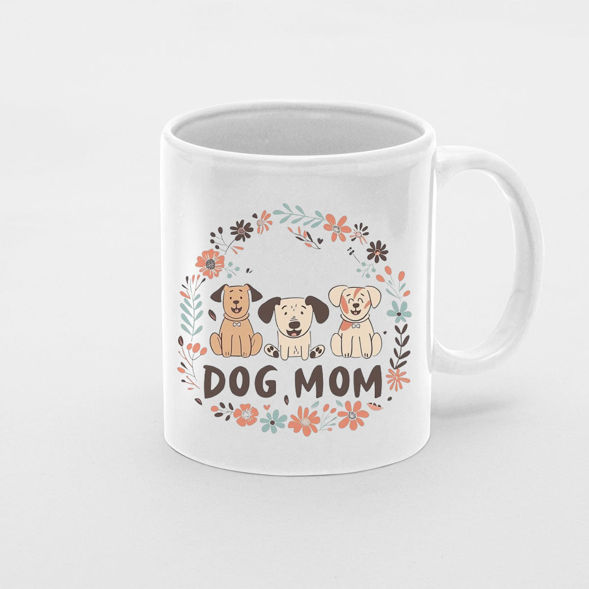 Dog Mom, Mom Birthday Gift For Mom Gift, Mothers Day Gift From Daughter Son Kids, Mom Mug, Mom Coffee Mug, Mommy Funny Christmas Stick Personalized