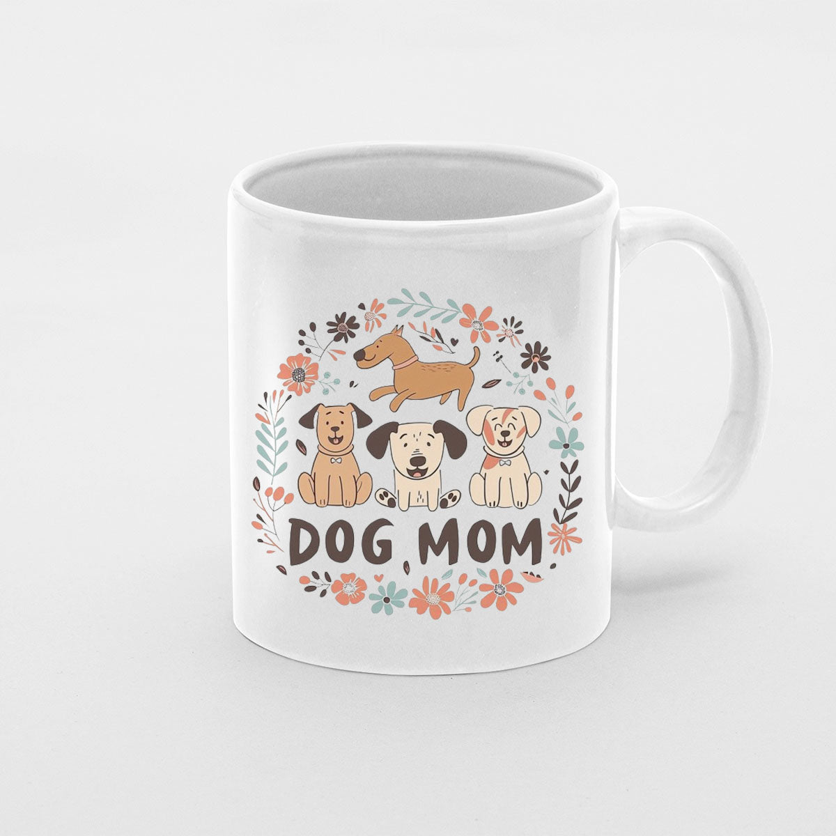 Dog Mom, Mom Birthday Gift For Mom Gift, Mothers Day Gift From Daughter Son Kids, Mom Mug, Mom Coffee Mug, Mommy Funny Christmas Stick Personalized