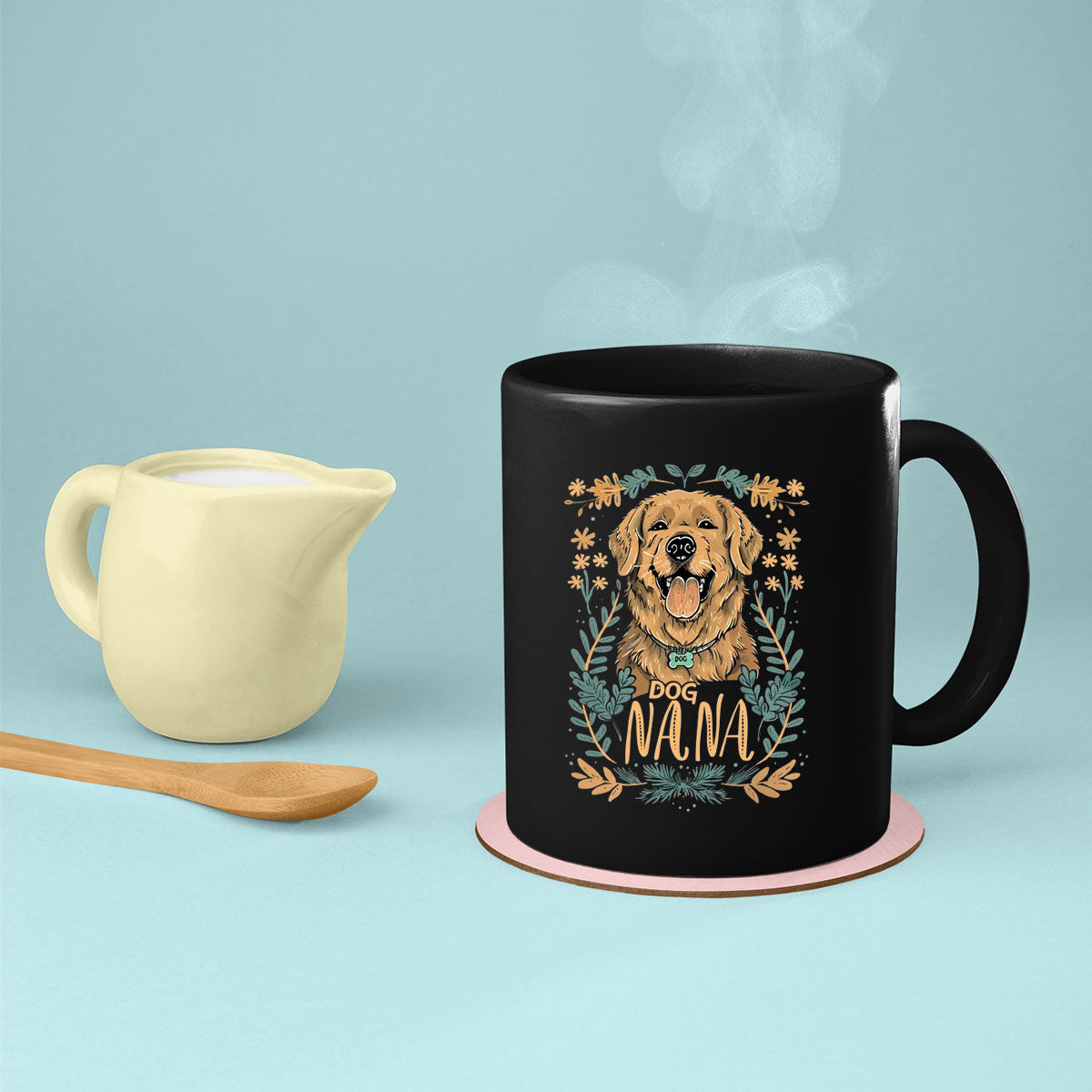 Grandma Mug, Grandma Gift For Grandma Birthday Gift Personalized Grandma Coffee Cup, Mothers Day Gift From Granddaughter Grandson, Dog Nana