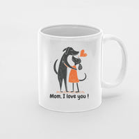 Thumbnail for Dog Mom We Love You, Mom Birthday Gift For Mom Gift, Mothers Day Gift From Daughter Son Kids, Mom Mug, Mom Coffee Mug, Mommy Funny Christmas Stick Personalized