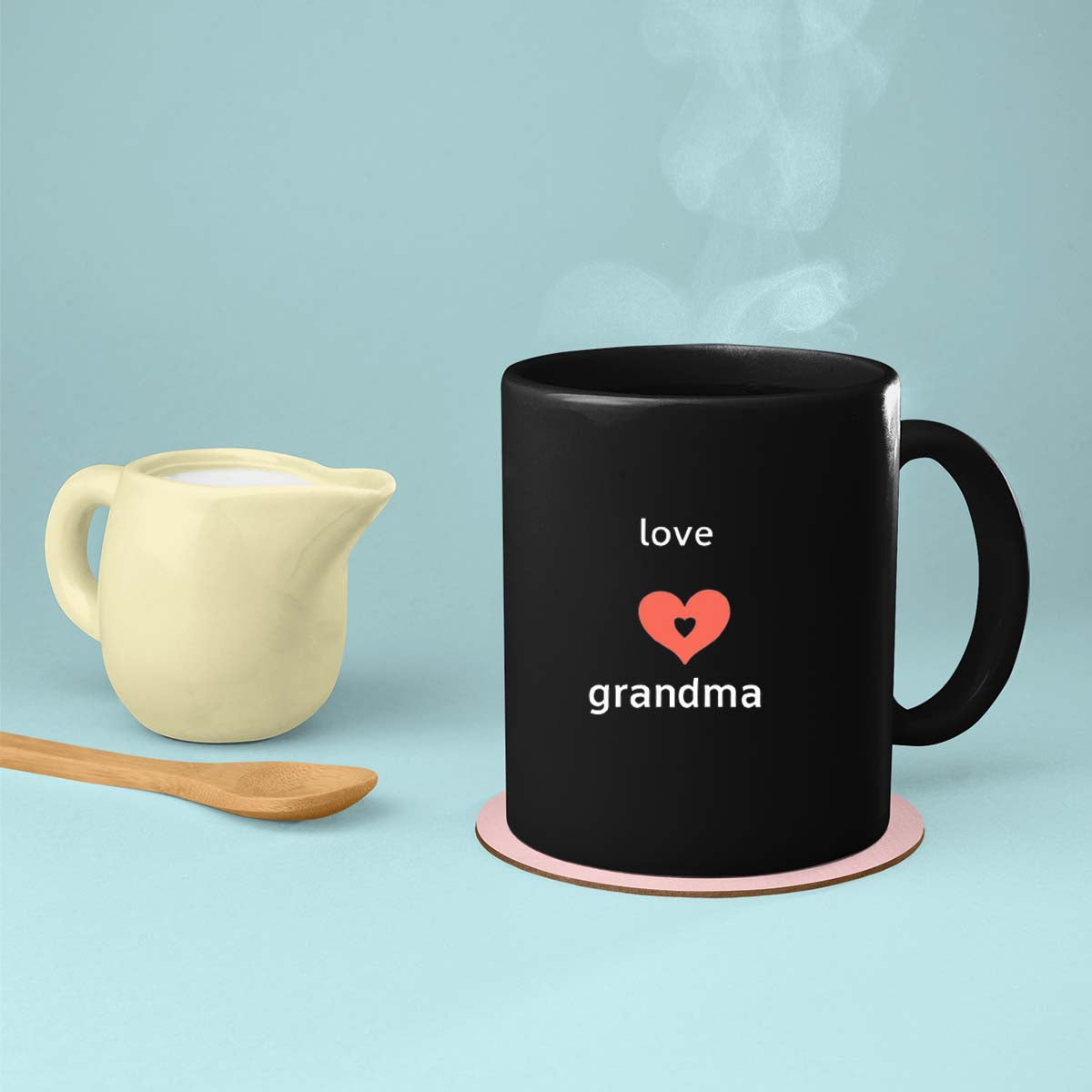 Grandma Mug, Grandma Gift For Grandma Birthday Gift Personalized Grandma Coffee Cup, Mothers Day Gift From Granddaughter Grandson, Love Grandma 2